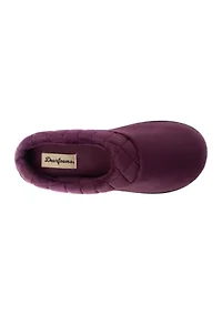 Women's Darcy Velour Clogs with Quilted Cuff