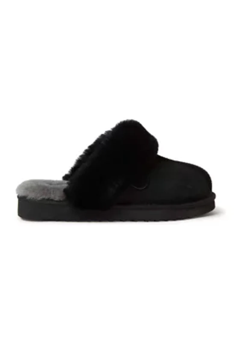 Sydney Genuine Shearling Scuff Bootie Slippers