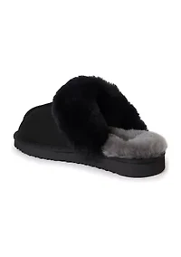 Sydney Genuine Shearling Scuff Bootie Slippers