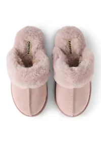 Sydney Genuine Shearling Scuff Bootie Slippers