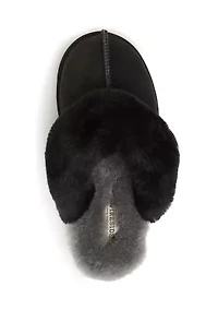 Sydney Genuine Shearling Scuff Bootie Slippers