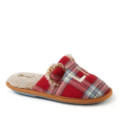 Lil Bear Red Plaid Scuff