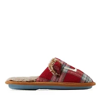Lil Bear Red Plaid Scuff