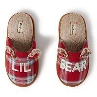 Lil Bear Red Plaid Scuff