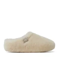 Maryboro Genuine Shearling Wrapped Platform Clogs