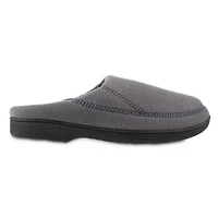isotoner Men's Memory Foam Fleece Roman Hoodback ECO Comfort Slipper
