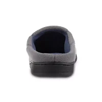 isotoner Men's Memory Foam Fleece Roman Hoodback ECO Comfort Slipper