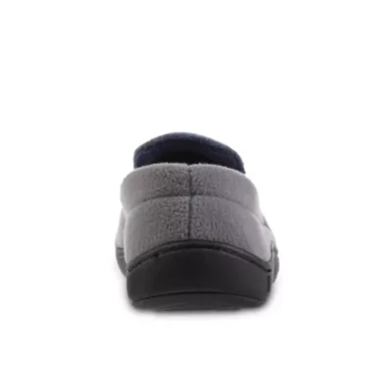 isotoner Men's Memory Foam Fleece Roman Moccasin ECO Comfort Slipper