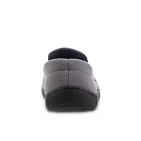 isotoner Men's Memory Foam Fleece Roman Moccasin ECO Comfort Slipper