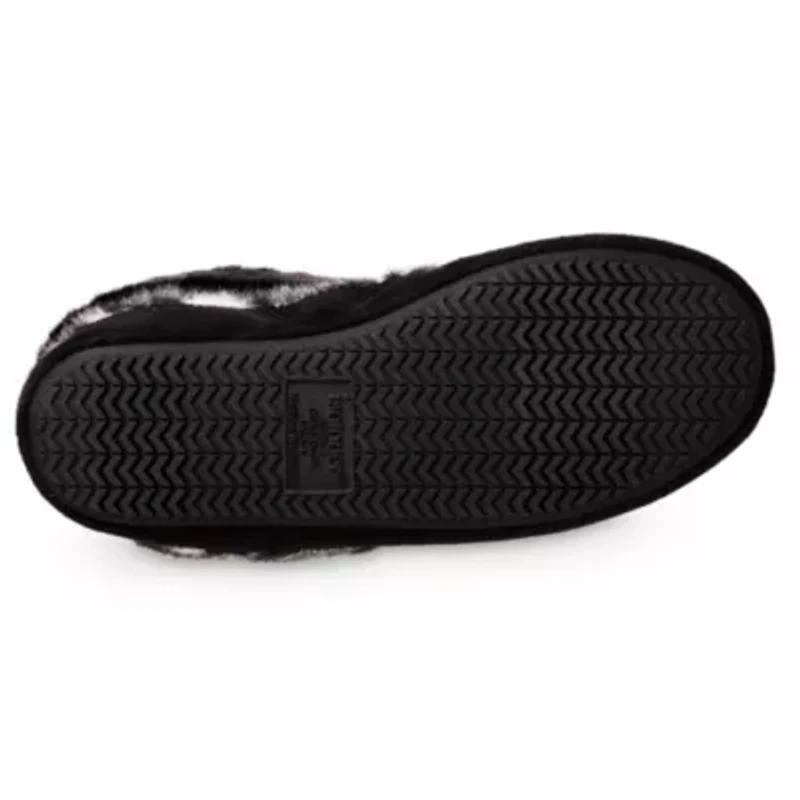 isotoner Women's Memory Foam Cheetah ECO Comfort Boot Slippers