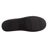 isotoner Men's Preston Heather Knit Moccasin Slippers