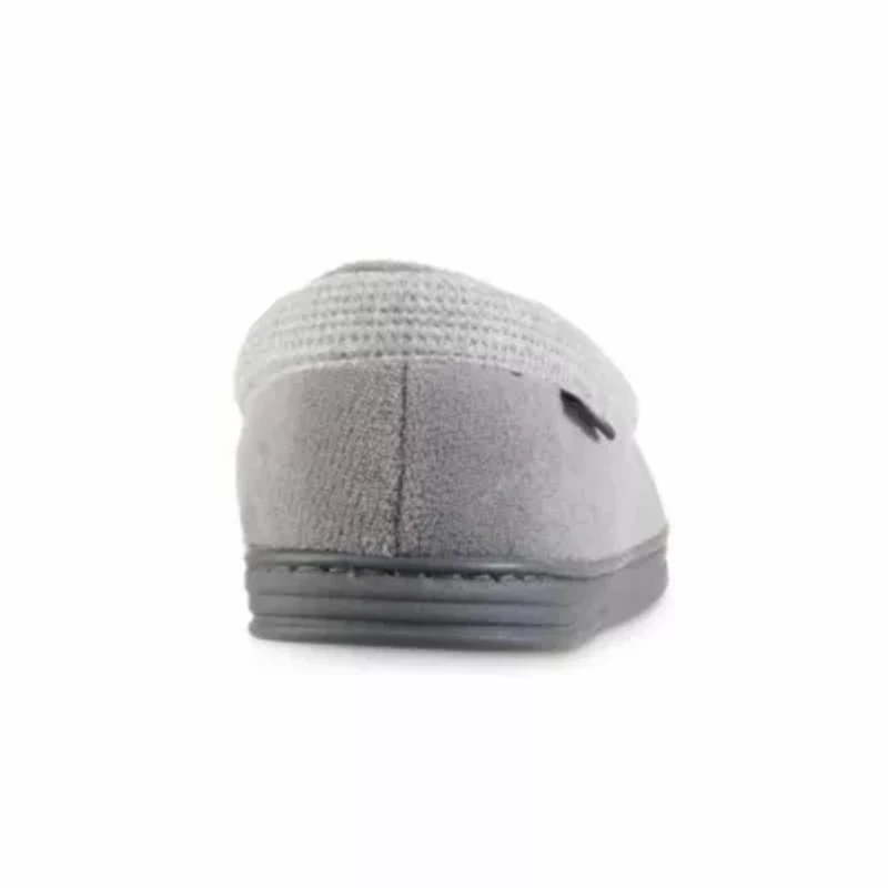 Men's Microterry and Waffle Travis Moccasin Slippers