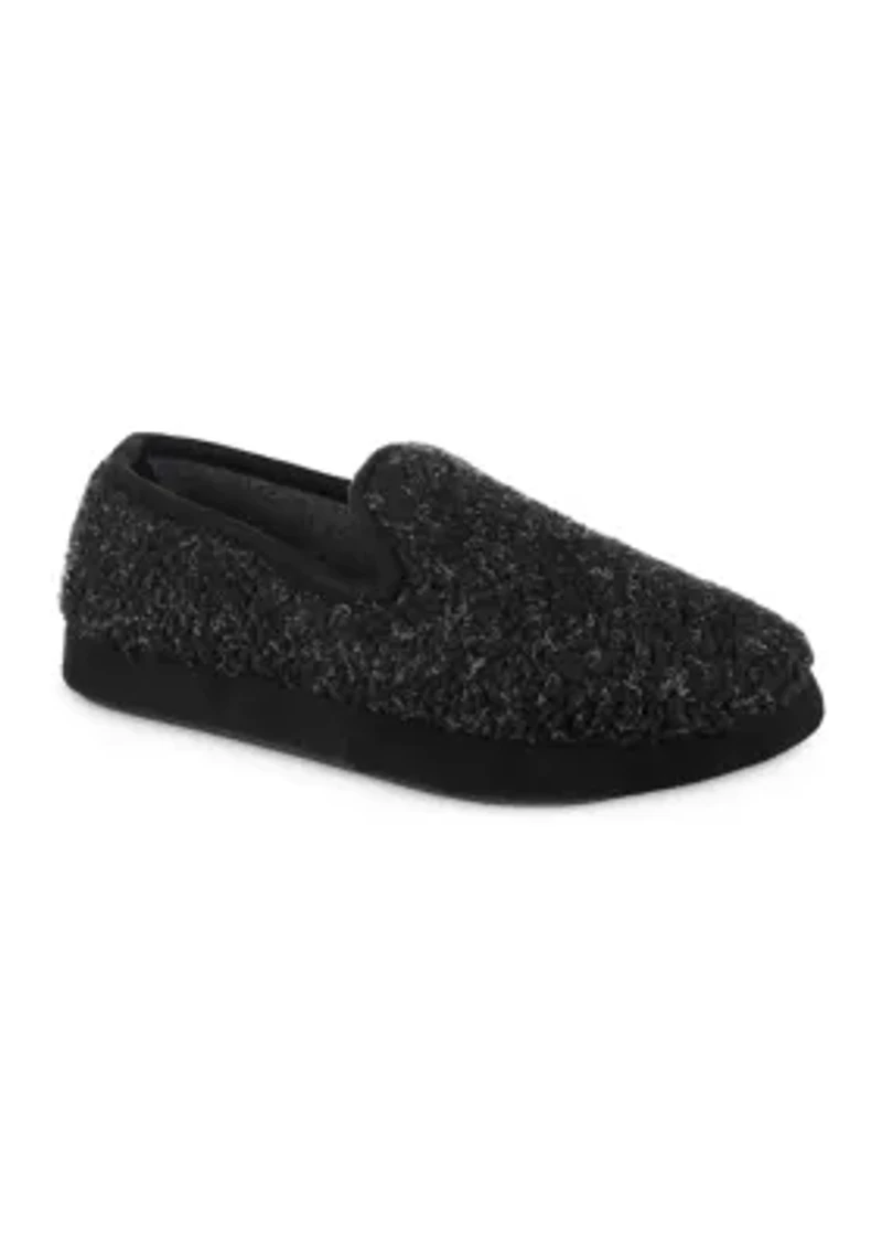Isotoner Men's Memory Foam Berber Rhett Loafer with ECO Comfort Slippers