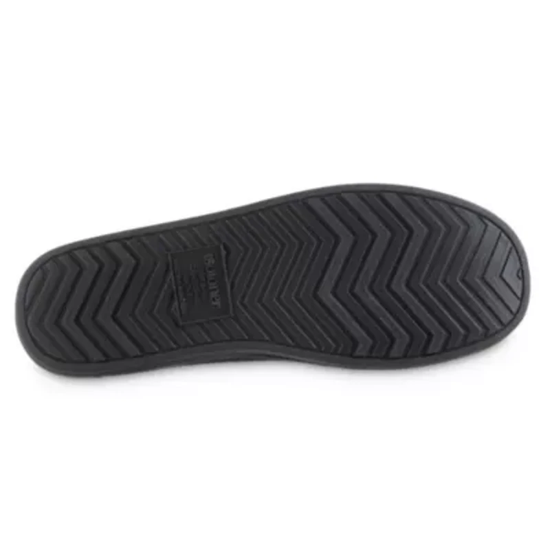 Isotoner Men's Memory Foam Microterry Samson Closed Back Slippers