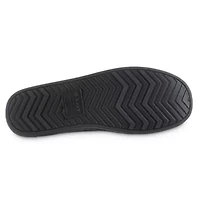 Isotoner Men's Memory Foam Microterry Samson Closed Back Slippers