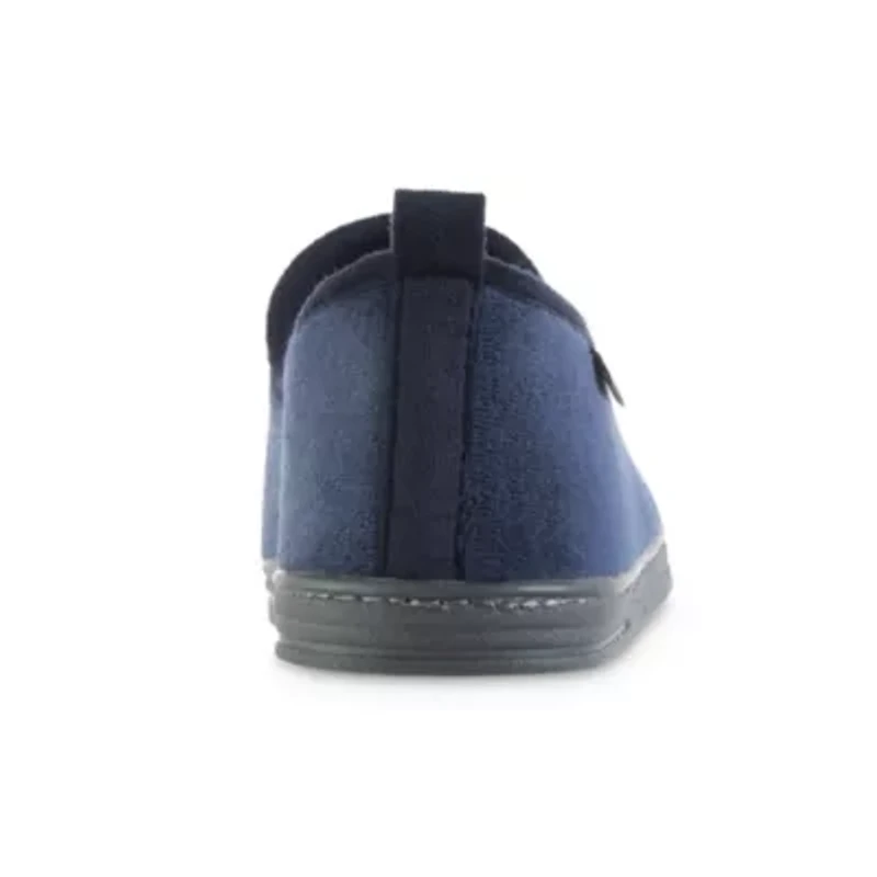 Isotoner Men's Memory Foam Microterry Samson Closed Back Slippers