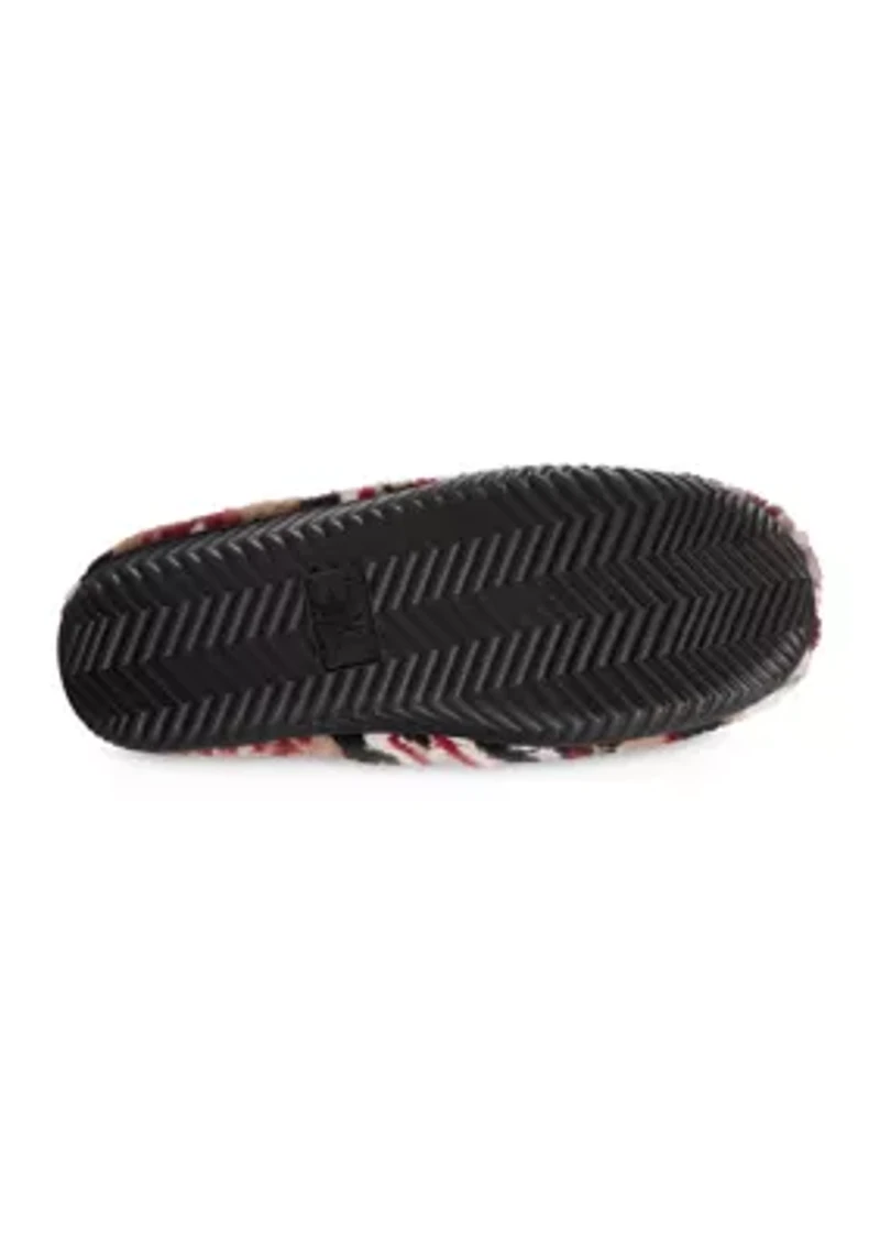 isotoner Men's Advanced Memory Foam Berber Greyson Hoodback ECO Comfort Slippers