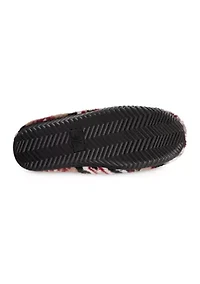 isotoner Men's Advanced Memory Foam Berber Greyson Hoodback ECO Comfort Slippers
