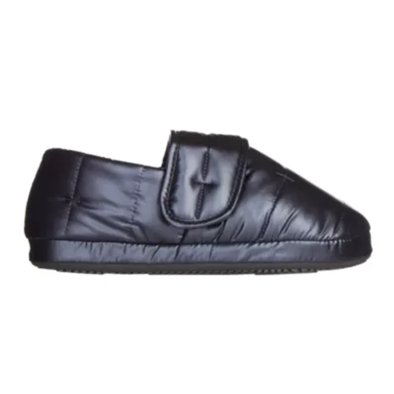 Women's Nylon Puffer Mikaela Slipper with Memory Foam and Indoor/Outdoor Sole