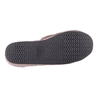 Women's Nylon Puffer Mikaela Slipper with Memory Foam and Indoor/Outdoor Sole