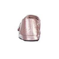 Women's Nylon Puffer Mikaela Slipper with Memory Foam and Indoor/Outdoor Sole
