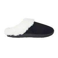 Women's Quilted Chevron Velour Louise Clog Slippers with Indoor/Outdoor Sole