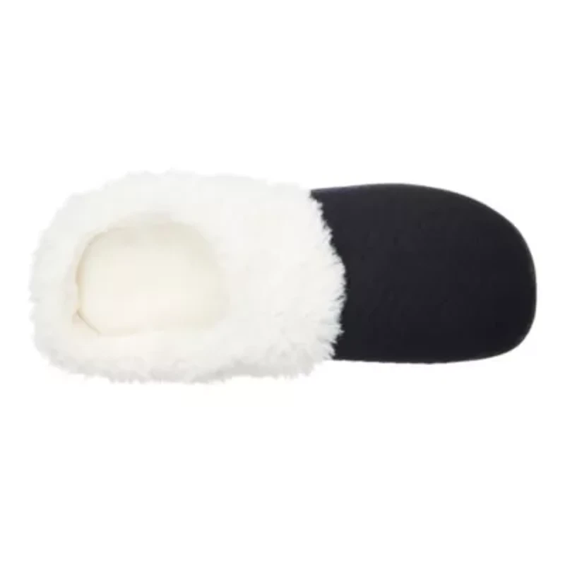Women's Quilted Chevron Velour Louise Clog Slippers with Indoor/Outdoor Sole