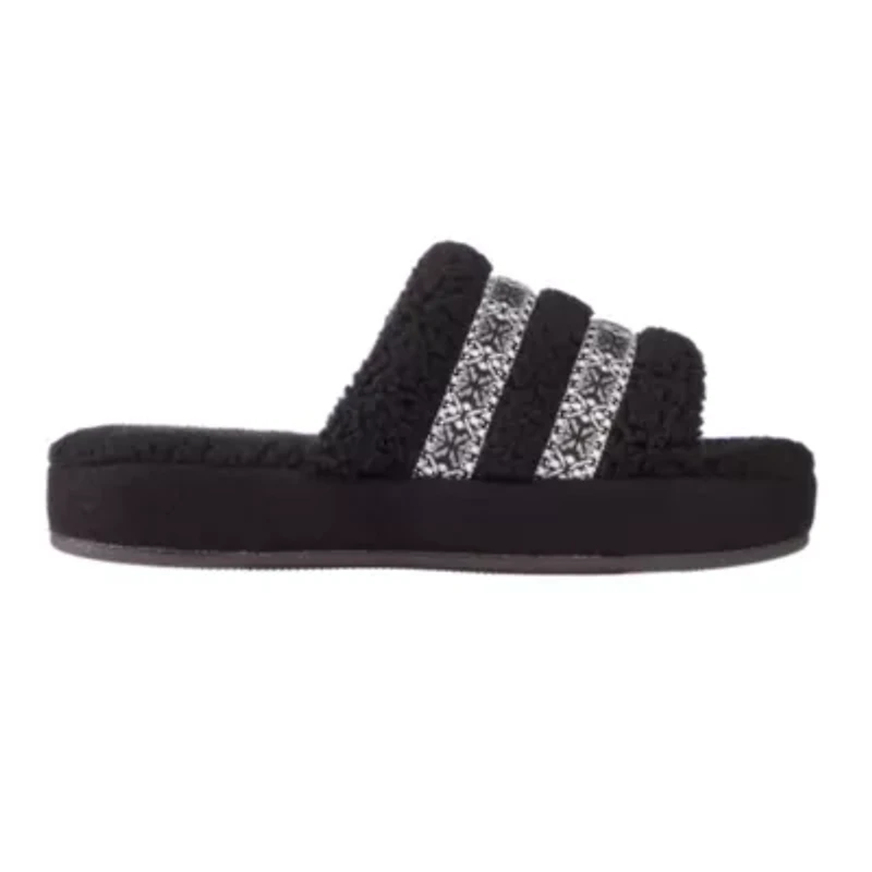 Women's Berber Clara Slide Slippers with Memory Foam and Indoor/Outdoor Sole