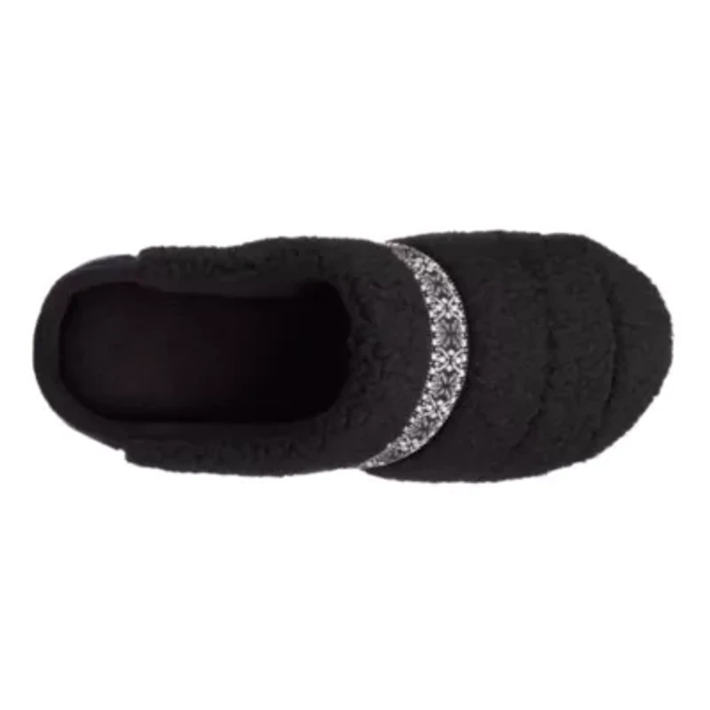 Women's Clara Berber Clog Slippers with Memory Foam and Indoor/Outdoor Sole