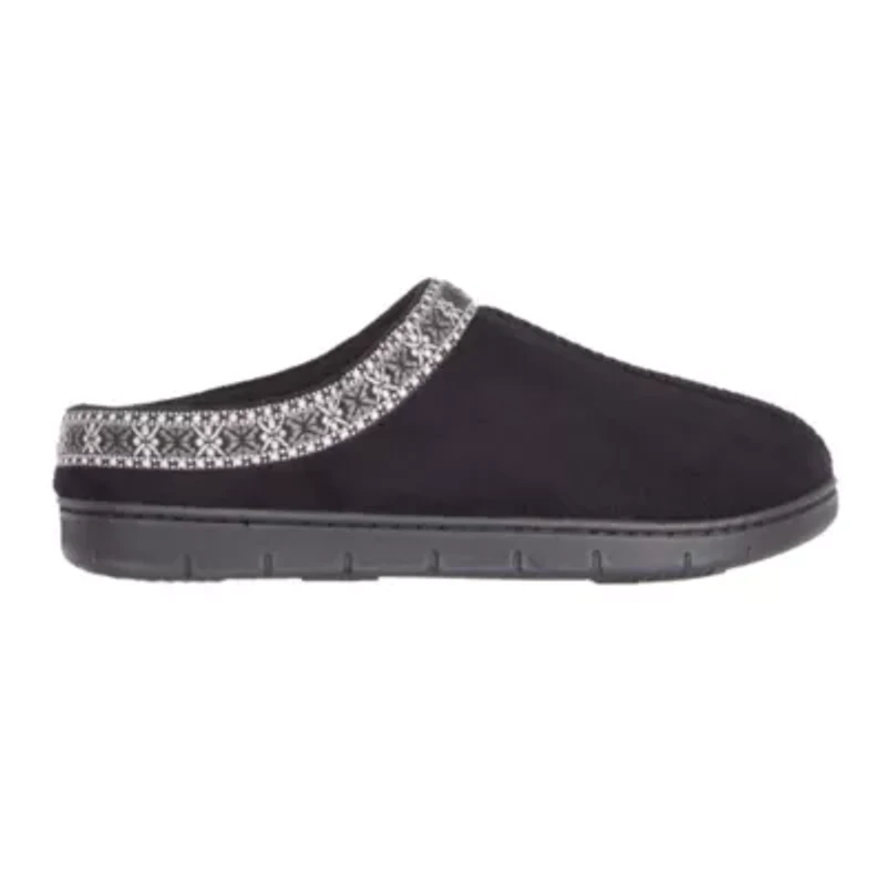 Women's Microsuede Clara Clog Slippers with Memory Foam and Indoor/Outdoor Sole
