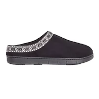 Women's Microsuede Clara Clog Slippers with Memory Foam and Indoor/Outdoor Sole