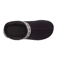 Women's Microsuede Clara Clog Slippers with Memory Foam and Indoor/Outdoor Sole