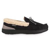 Men's Gel Infused Memory Foam Microsuede Vincent ECO Comfort Moccasin Slippers
