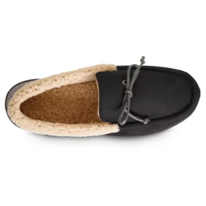 Men's Gel Infused Memory Foam Microsuede Vincent ECO Comfort Moccasin Slippers