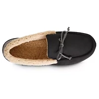 Men's Gel Infused Memory Foam Microsuede Vincent ECO Comfort Moccasin Slippers