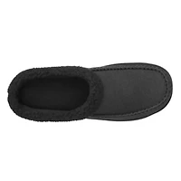 Men's Brushed Knit Plaid Lewis Clog Slippers with Cooling Gel Memory Foam and Indoor/Outdoor Sole