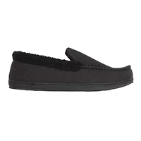 Men's Brushed Knit Lewis Moccasin Slipper with Cooling Gel Memory Foam and Indoor/Outdoor Sole