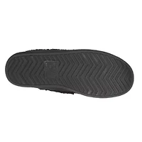 Men's Brushed Knit Lewis Moccasin Slipper with Cooling Gel Memory Foam and Indoor/Outdoor Sole