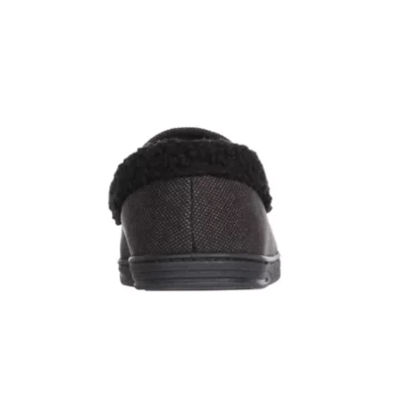 Men's Brushed Knit Lewis Moccasin Slipper with Cooling Gel Memory Foam and Indoor/Outdoor Sole