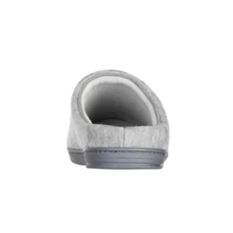 Men's Sweater Knit Check Maxwell Clog Slipper with Recycled Materials and Cooling Gel Memory Foam