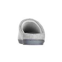 Men's Sweater Knit Check Maxwell Clog Slipper with Recycled Materials and Cooling Gel Memory Foam