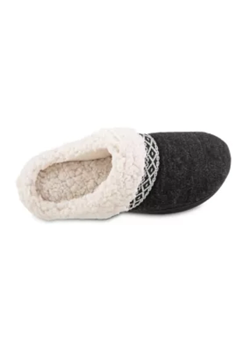 Women's Heather Knit Ada Hoodback Slippers