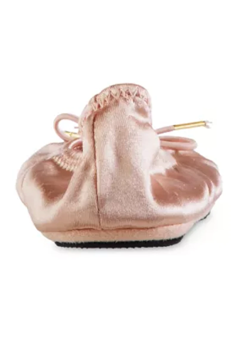 Women's Memory Foam Sloan Printed Ballerina Slippers