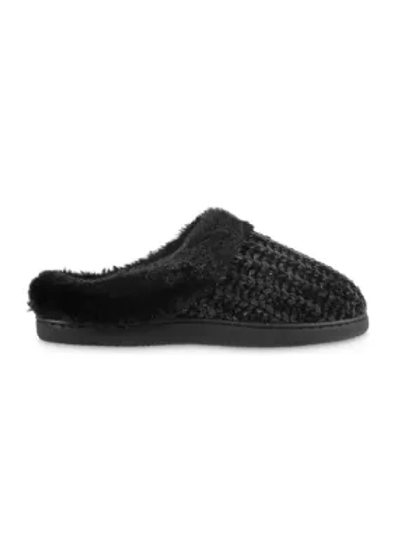 Women's Chenille Hoodback Slippers