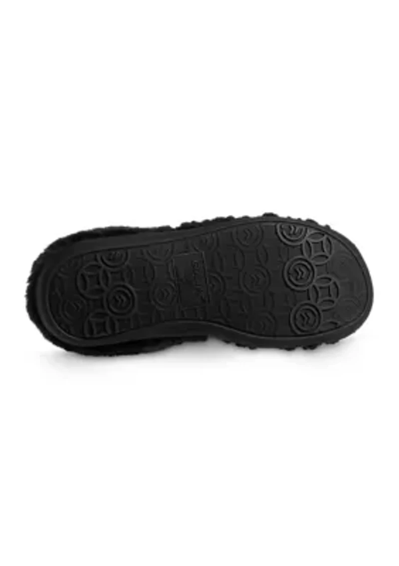 Women's Isla Cheetah Clog Slippers with Memory Foam Comfort
