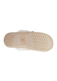Women's Quilted Louise Velour Hoodback Slippers