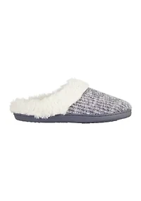 Boxed Caroline Sweater Ribbed Hoodback Slippers