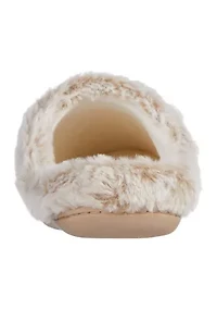 Boxed Carmen Chenille Hoodback Slippers