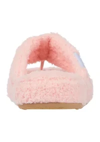 Women's Cozy Plush Joey Thong Slipper with Memory Foam