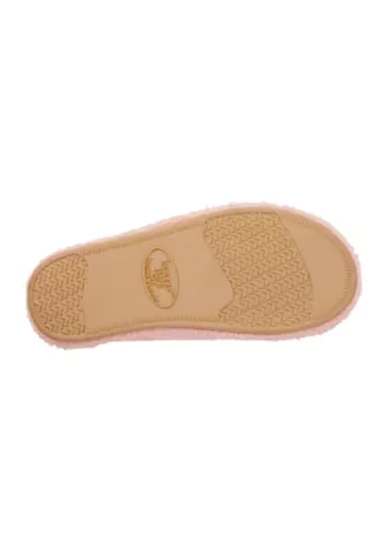 Women's Cozy Plush Joey Thong Slipper with Memory Foam